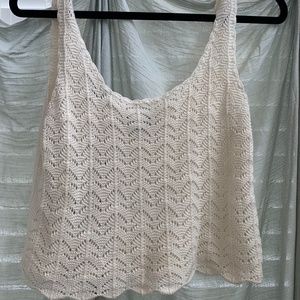 Crochet Crop Top Size Medium